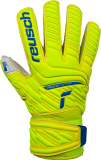 Reusch Attrakt Solid Finger Support Junior 5272510 2001 white blue yellow front